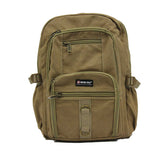 Austere Canvas Backpack School Bag - Luggage Outlet