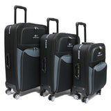 Burly Softside Expandable Fabric Luggage with Spinner Wheels - Luggage Outlet