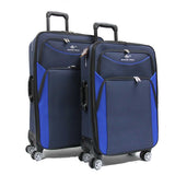 Basking Softside Expandable Fabric Luggage with Spinner Wheels - Luggage Outlet