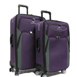 Basking Softside Expandable Fabric Luggage with Spinner Wheels - Luggage Outlet