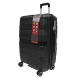 Helix Polypropylene Expandable Anti-theft Luggage with Spinner Wheels TSA Lock - Luggage Outlet