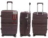 Helix Polypropylene Expandable Anti-theft Luggage with Spinner Wheels TSA Lock - Luggage Outlet