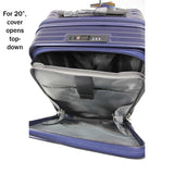 Cavernous ABS Expandable Anti-theft Luggage with Recessed TSA Lock - Luggage Outlet