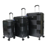 Interlace ABS+PC Antitheft Zipper Expandable Luggage with TSA Lock Spinner Wheels - Luggage Outlet