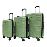 Interlace ABS+PC Antitheft Zipper Expandable Luggage with TSA Lock Spinner Wheels - Luggage Outlet