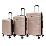 Interlace ABS+PC Antitheft Zipper Expandable Luggage with TSA Lock Spinner Wheels - Luggage Outlet