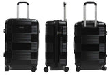 Interlace ABS+PC Antitheft Zipper Expandable Luggage with TSA Lock Spinner Wheels - Luggage Outlet