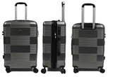 Interlace ABS+PC Antitheft Zipper Expandable Luggage with TSA Lock Spinner Wheels - Luggage Outlet